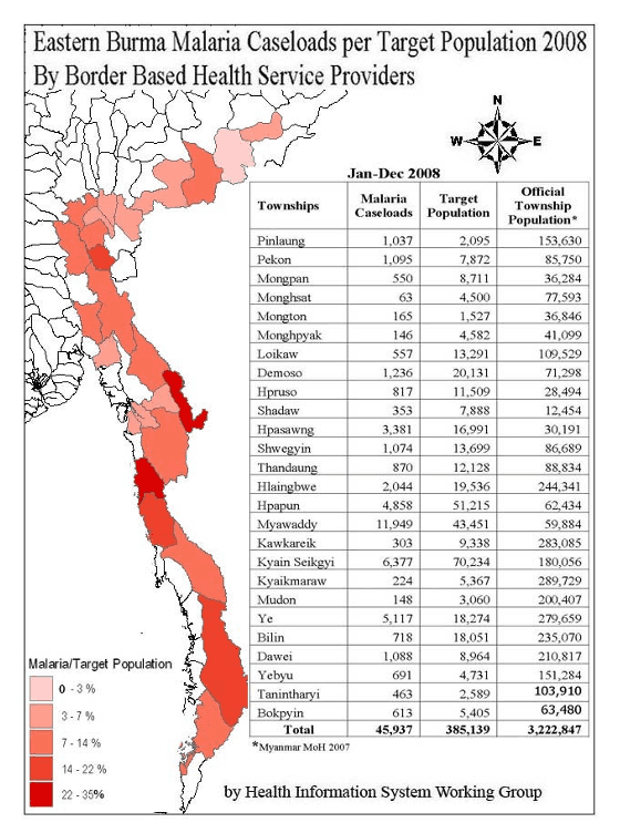 HISWG Caseloads Map 2008 preview