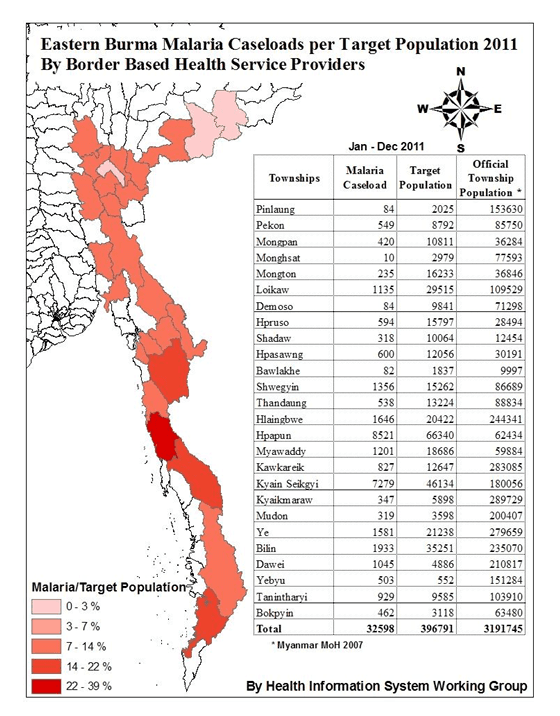 HISWG Caseloads Map 2011 preview
